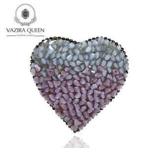 VQ Heart Brooch